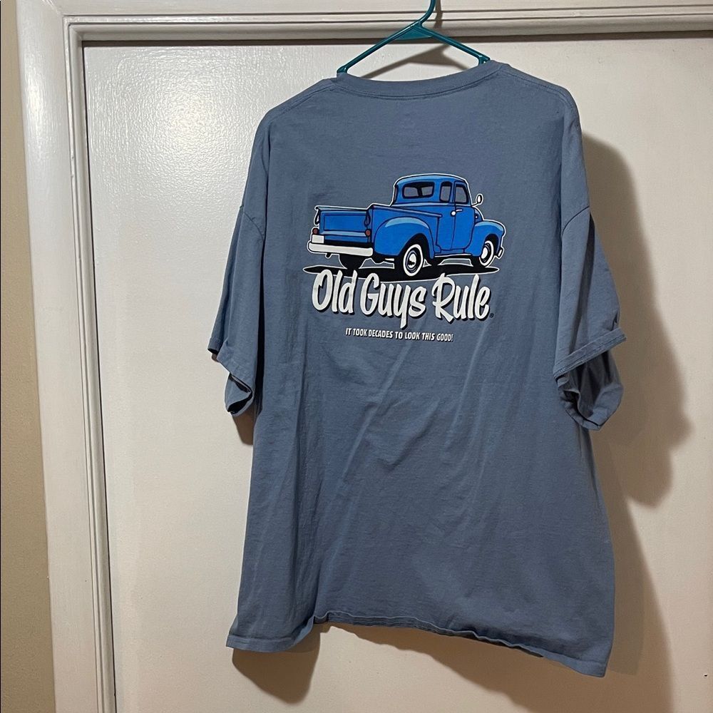 Old Guys Rule Blue Graphic Tee size 3 XL